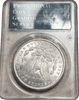 1900-O Morgan Silver Dollar reverse heraldic eagle PCGS slab label