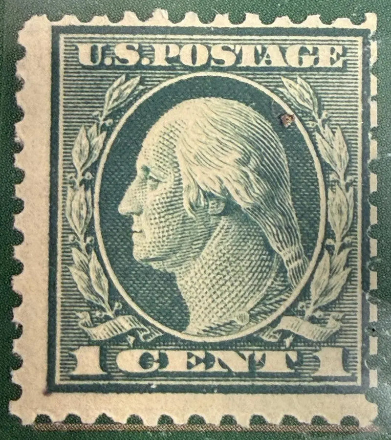 1911–1920 U.S. 1¢ George Washington Stamp – Washington–Franklin Issue (Scott #405 Type) Heritage Pastime