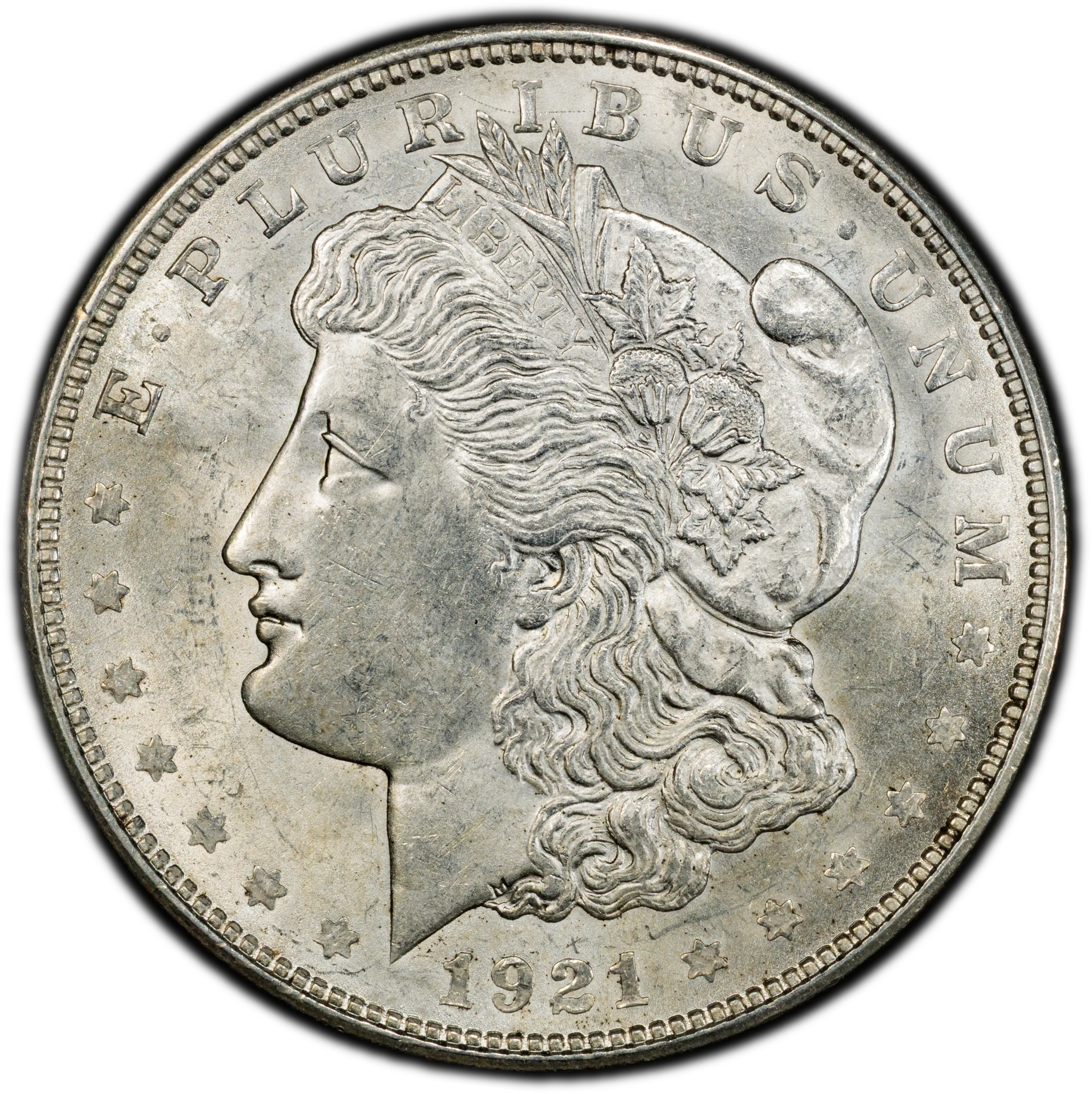 1921-D Morgan Silver Dollar – PCGS MS62 | Denver Mint | Brilliant Uncirculated Historic U.S. Silver Coin Coin Hub