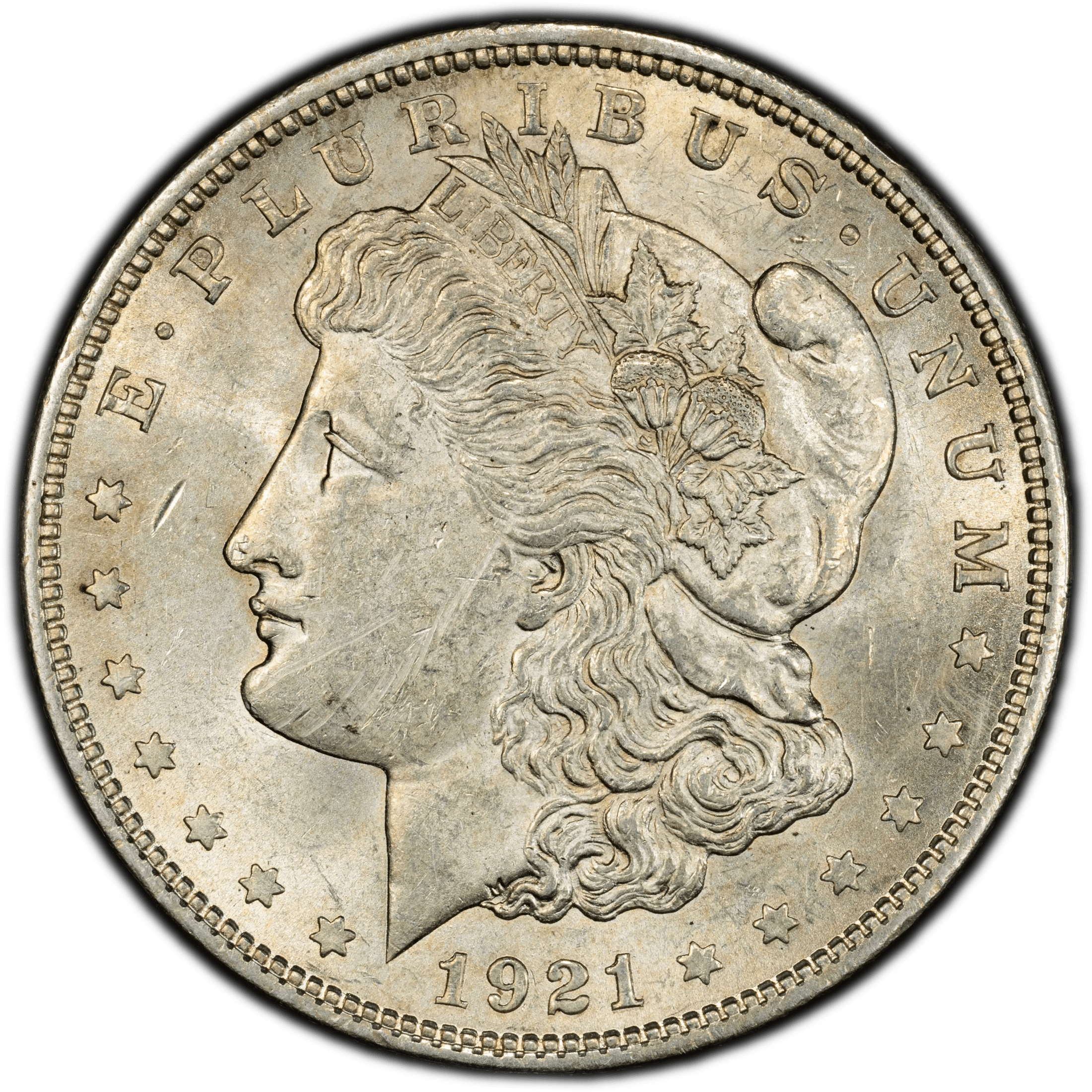 1921 Morgan Silver Dollar – PCGS MS62 | Final Year Issue | Brilliant Uncirculated U.S. Silver Dollar Heritage Pastime