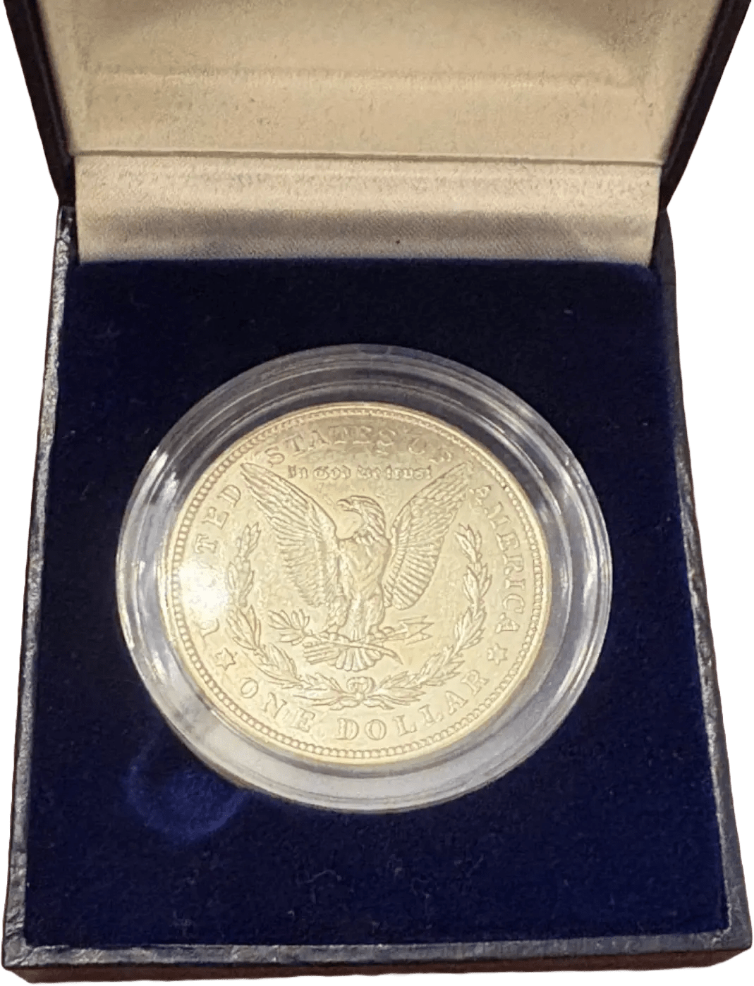 1921 Morgan Silver Dollar – Painted Artistic Masterpiece Heritage Pastime