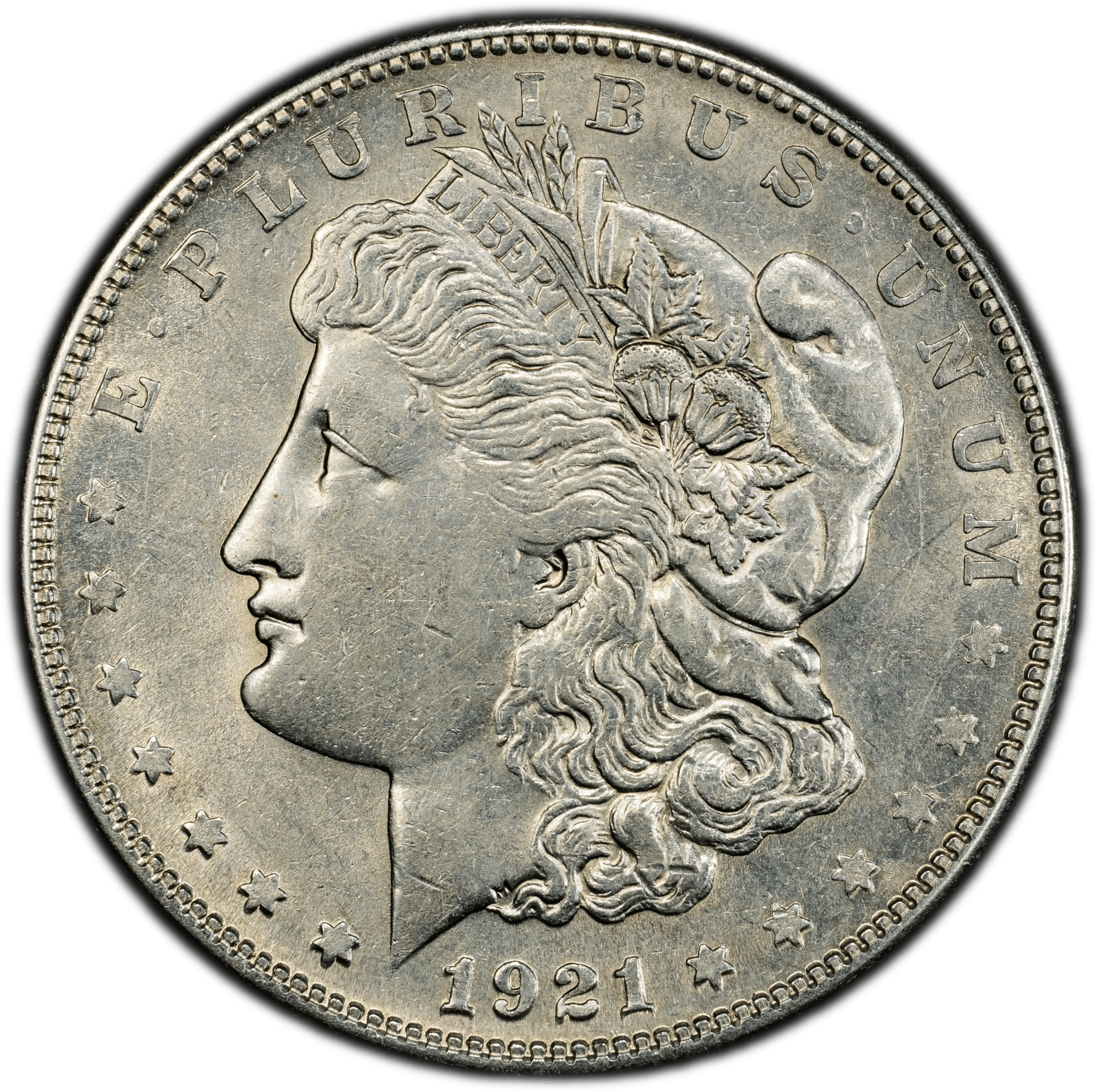 1921-S Morgan Silver Dollar – PCGS AU58 | San Francisco Mint | Near-Mint Historic U.S. Silver Coin Heritage Pastime