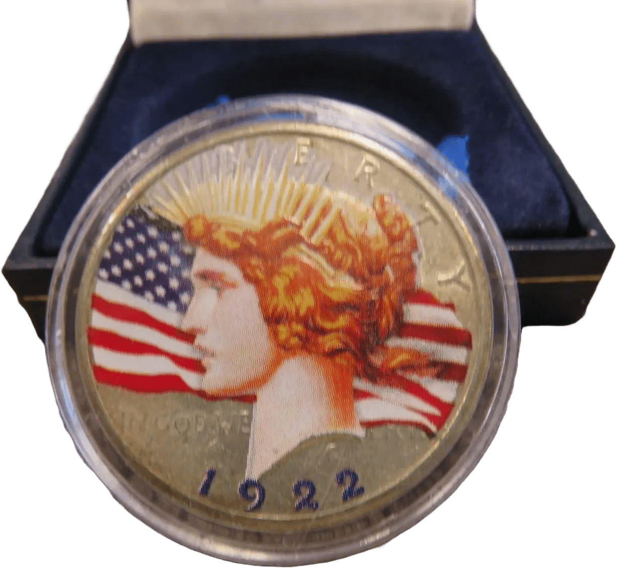 1922 Peace Silver Dollar – Colorized with Vivid, Artistic Detail Heritage Pastime