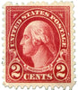 1923 U.S. 2¢ George Washington Stamp – Carmine Red (Scott #595 Rotary Press Issue) Heritage Pastime