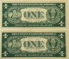 1935 E (2) $1 Fr. 1614 Silver Certificate. Consecutive Silver Certificates, UNC Rare Collectible Set Heritage Pastime