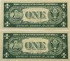1935 G (2) $1 Fr. 1616 Silver Certificate. Consecutive Silver Certificates, UNC Heritage Pastime