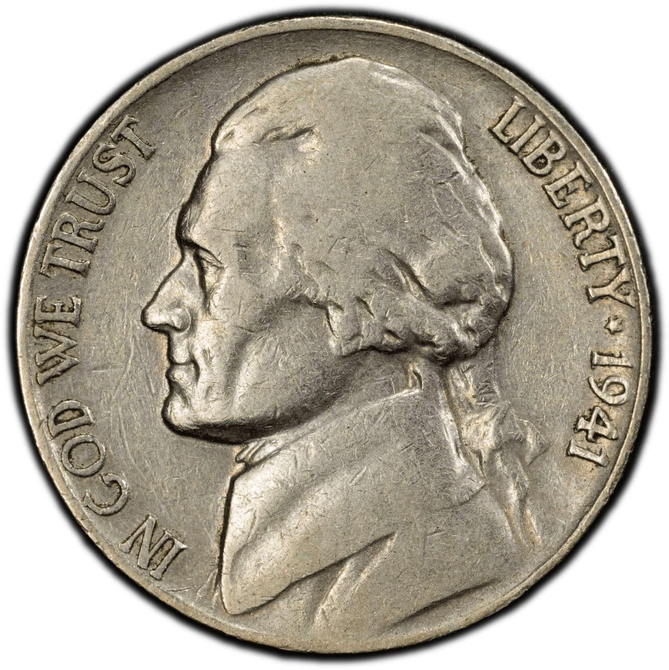 1941 Jefferson Nickel – PCGS VF30 – Pre-War U.S. Coin Heritage Pastime