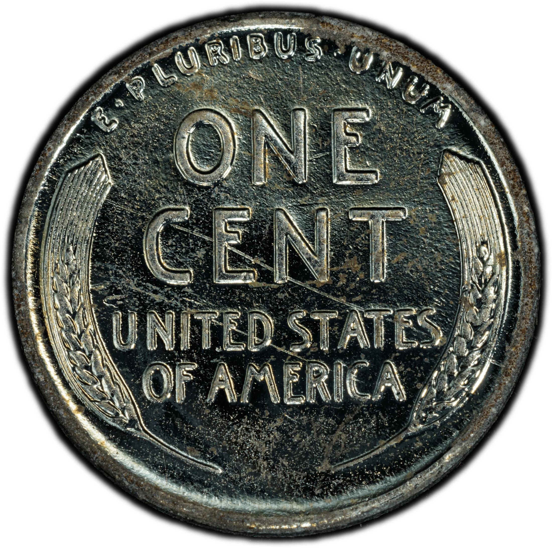 1943 Lincoln Wheat Cent – PCGS Genuine AU Details (Damage) – Rare Wartime Steel Penny Heritage Pastime