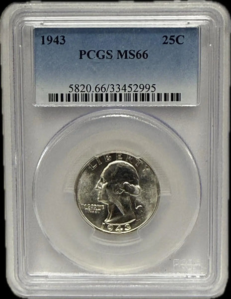 1943 Walking Liberty Half Dollar – MS66 – Exceptional Condition, Classic American Silver Coin Heritage Pastime
