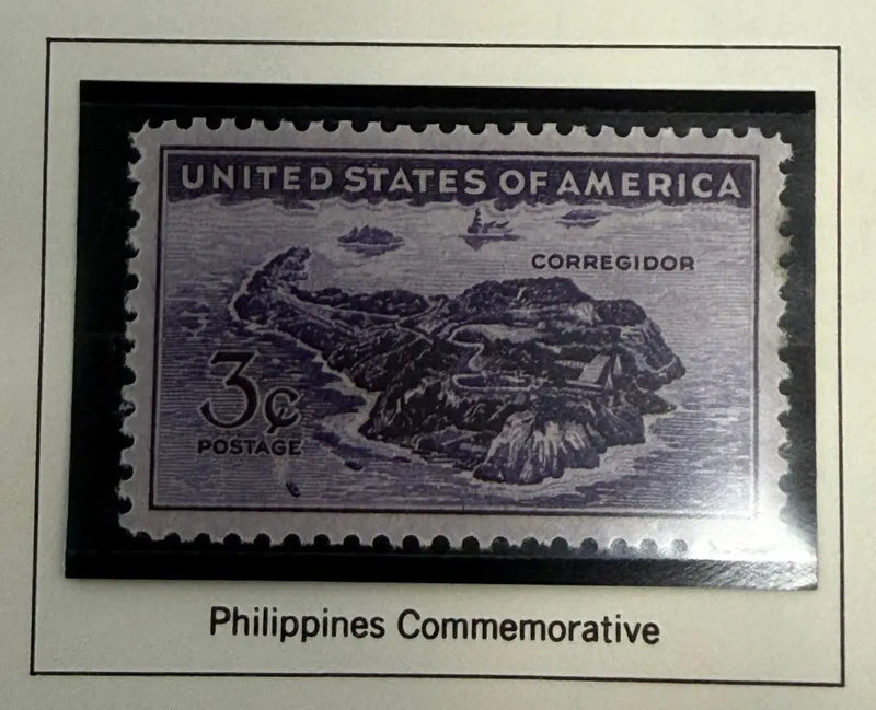 1944 U.S. 3¢ Corregidor Defense Commemorative Stamp – World War II Historic Military Tribute Heritage Pastime