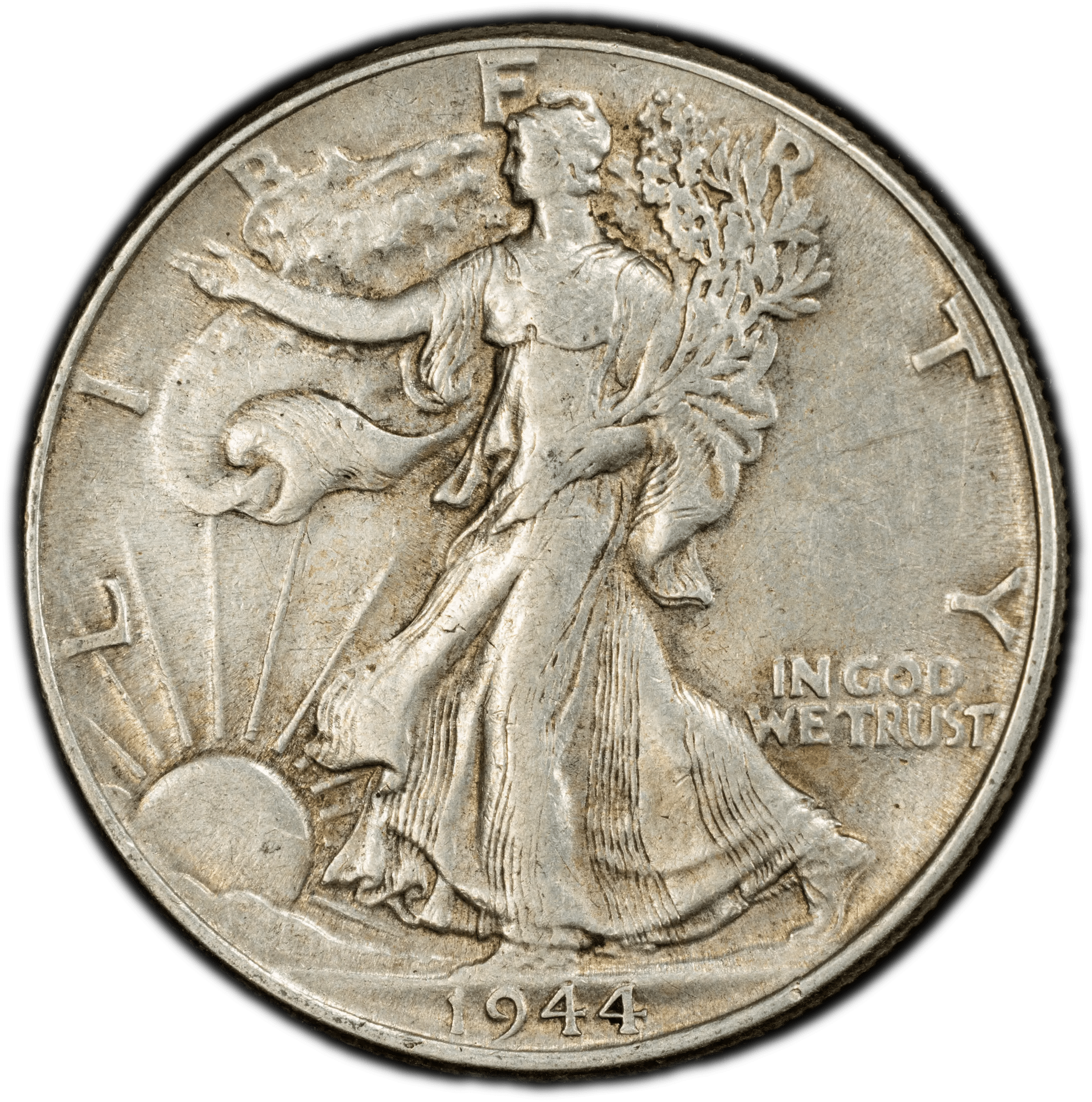 1944 Walking Liberty Half Dollar – PCGS XF45 | 90% Silver WWII-Era Coin Heritage Pastime