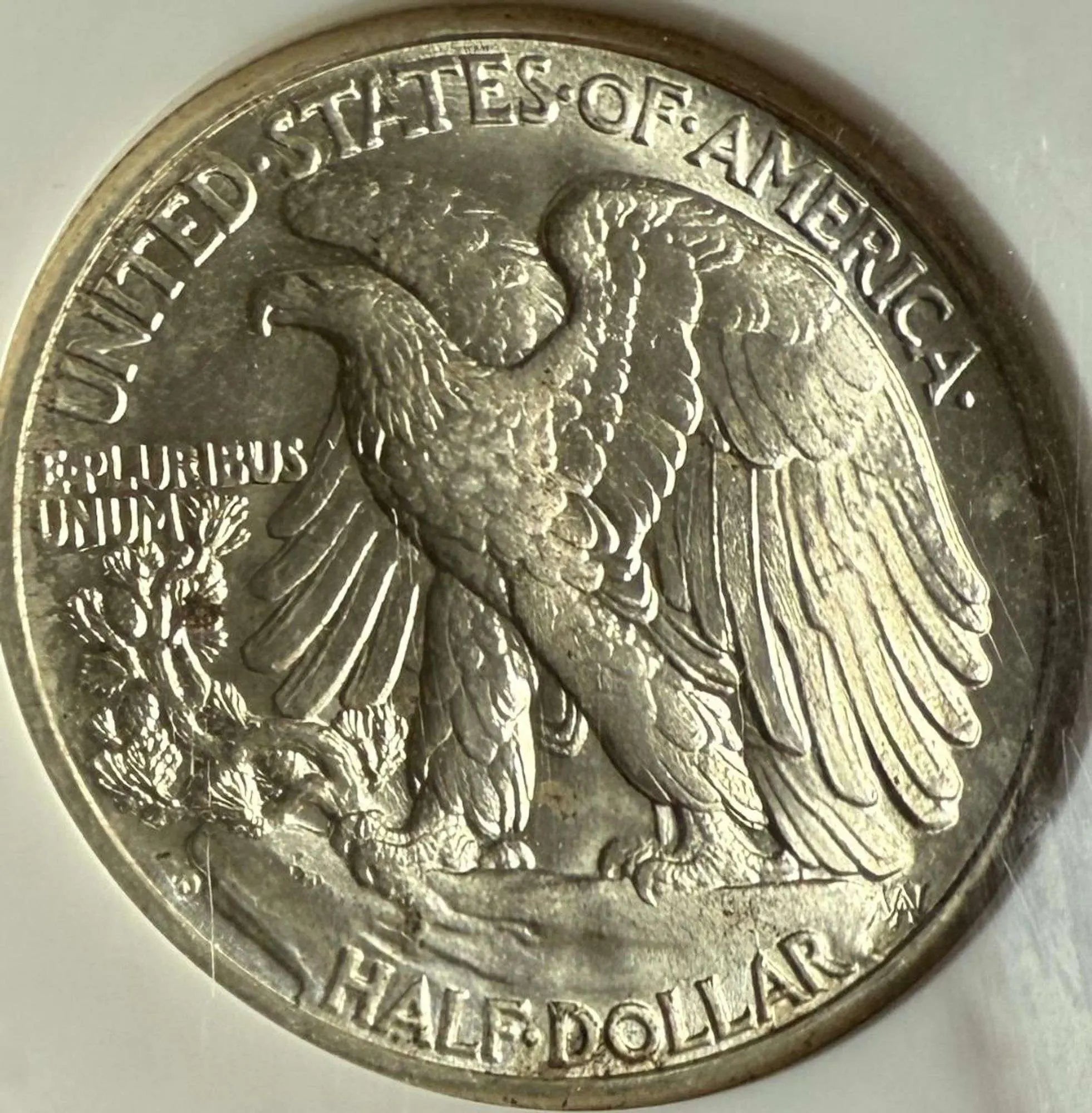 1945-D Walking Liberty Half Dollar MS64 – Classic U.S. Silver Coin in High Grade Heritage Pastime