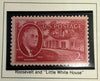 1945 U.S. Franklin D. Roosevelt “Little White House” Memorial Stamp – Warm Springs, Georgia | Historic Presidential Collectible Heritage Pastime