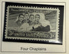 1948 U.S. “Four Chaplains” Commemorative Stamp – WWII SS Dorchester Tribute | Rare Vintage United States Postage Stamp Heritage Pastime