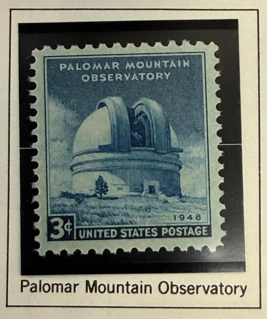 1948 U.S. Palomar Mountain Observatory Commemorative Stamp – Vintage United States Postage | Rare Collectible Heritage Pastime
