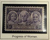 1948 U.S. Postage Stamp – Progress of Women Centennial Commemorative (1848–1948) | Rare Vintage United States Stamp Heritage Pastime