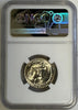1950 Washington Quarter reverse with eagle design in NGC MS65 special label holder