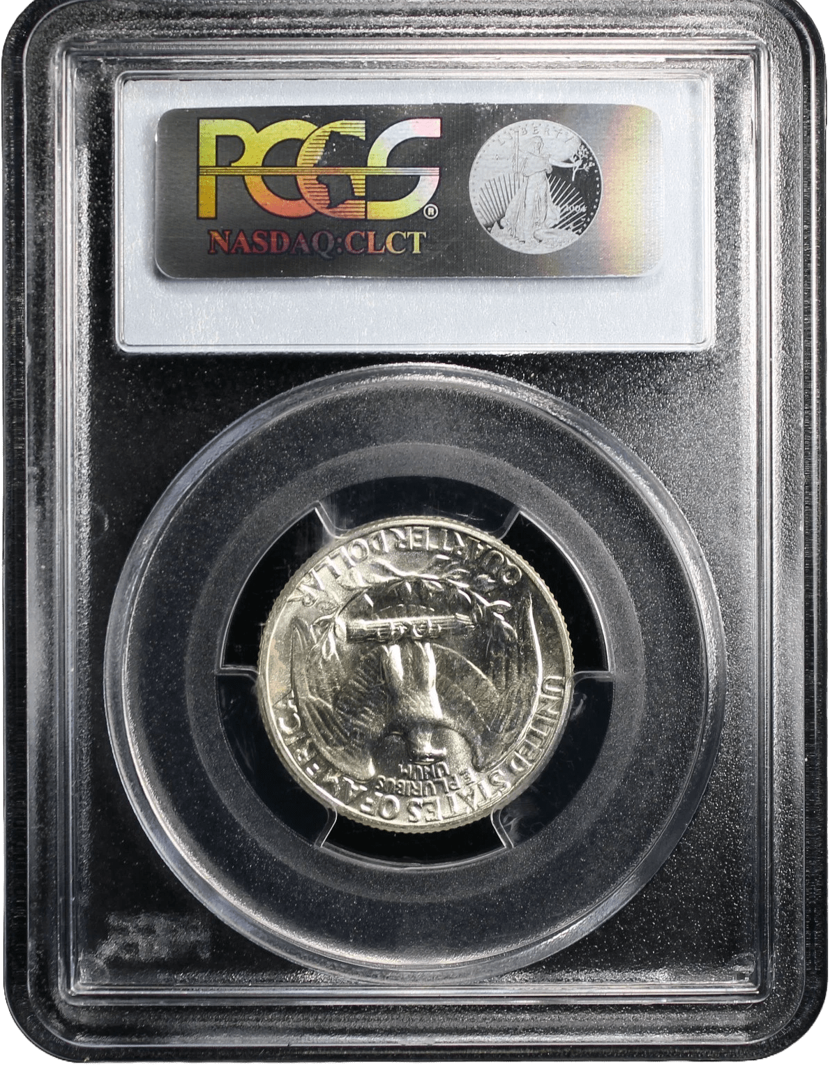 1950 Washington Silver Quarter PCGS MS65 reverse showing heraldic eagle design