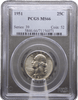 1951-P Washington Silver Quarter PCGS MS66 obverse with George Washington profile