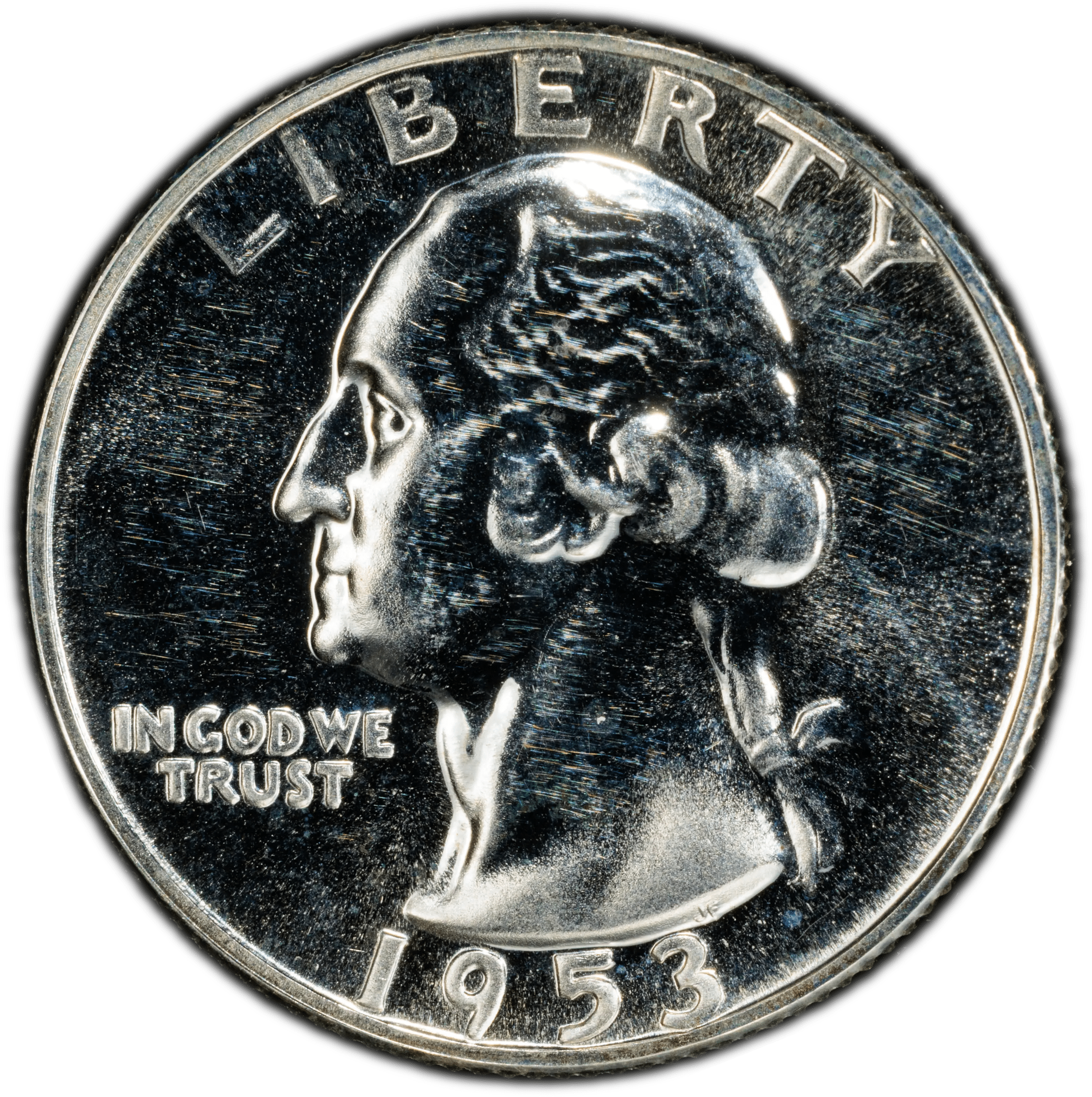 1953 Washington Quarter 25¢ – PCGS PR63 Proof Silver Coin | Early 90% Silver Issue Heritage Pastime