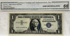 1957 $1 FR 1619 Silver Certificate S# A 81444894 A CGA-66 Heritage Pastime