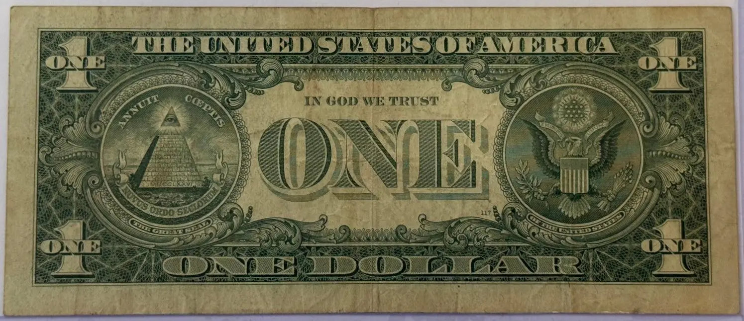 1957 $1 Silver Certificate STAR Note – Blue Seal Replacement Note – Circulated U.S. Currency Heritage Pastime