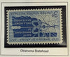 1957 U.S. 3¢ Oklahoma Statehood “Arrows to Atoms” Stamp – 50th Anniversary Commemorative Collectible Heritage Pastime