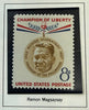 1957 U.S. 3¢ Ramon Magsaysay Commemorative Stamp – Philippines President Tribute Collectible Heritage Pastime