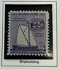 1957 U.S. 3¢ Shipbuilding Commemorative Postage Stamp – Scott #1095 Maritime Industry Collectible Heritage Pastime