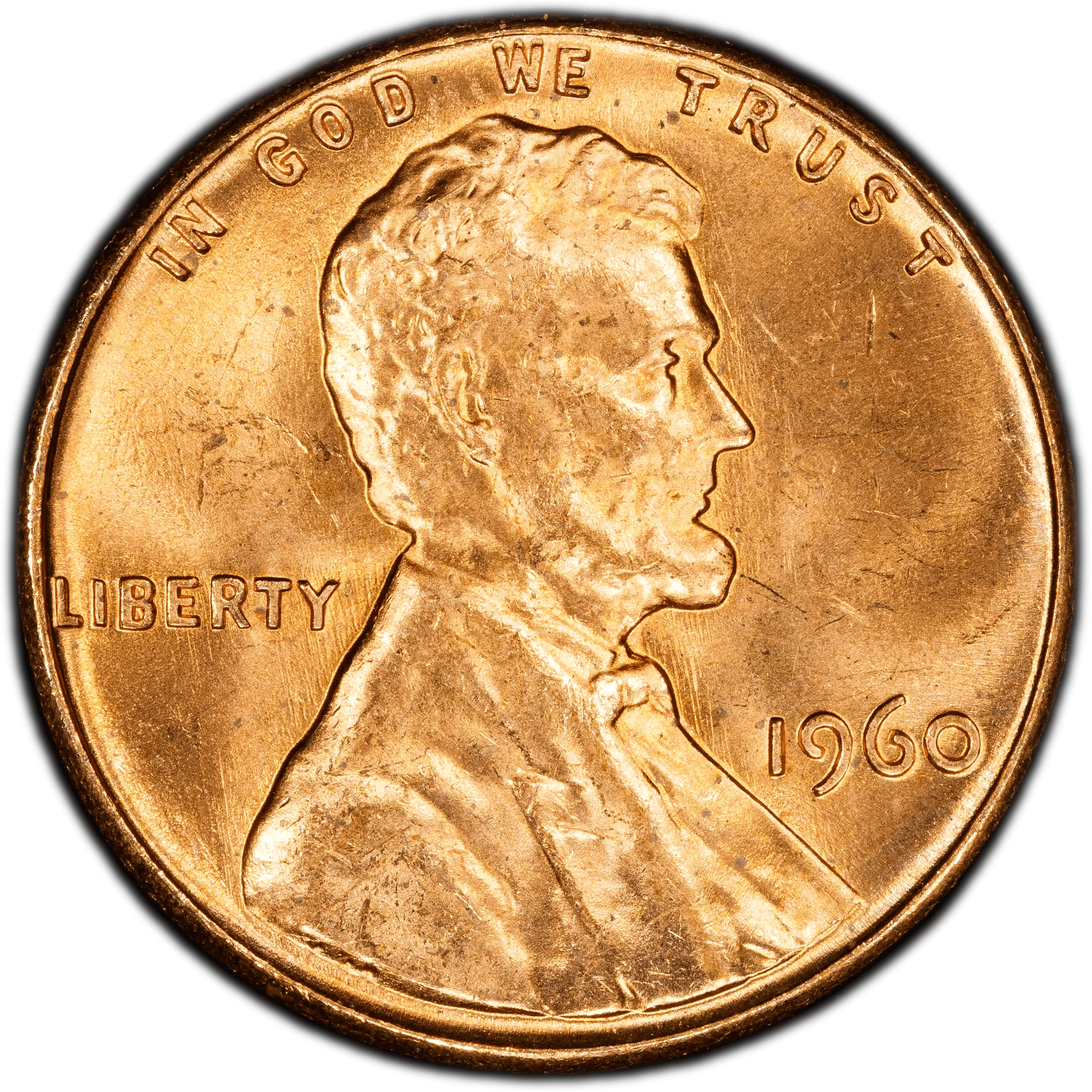 1960 Lincoln Cent Large Date 1C – PCGS MS64RD | Brilliant Red Copper Variety Heritage Pastime