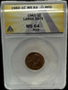 1960 Lincoln Cent, MS64 RED Large Date – A Beautiful High-Grade Example Heritage Pastime