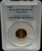 1960 Lincoln Cent, PCGS PR67RD DCAM Large Date – A Stunning Deep Cameo Proof Heritage Pastime