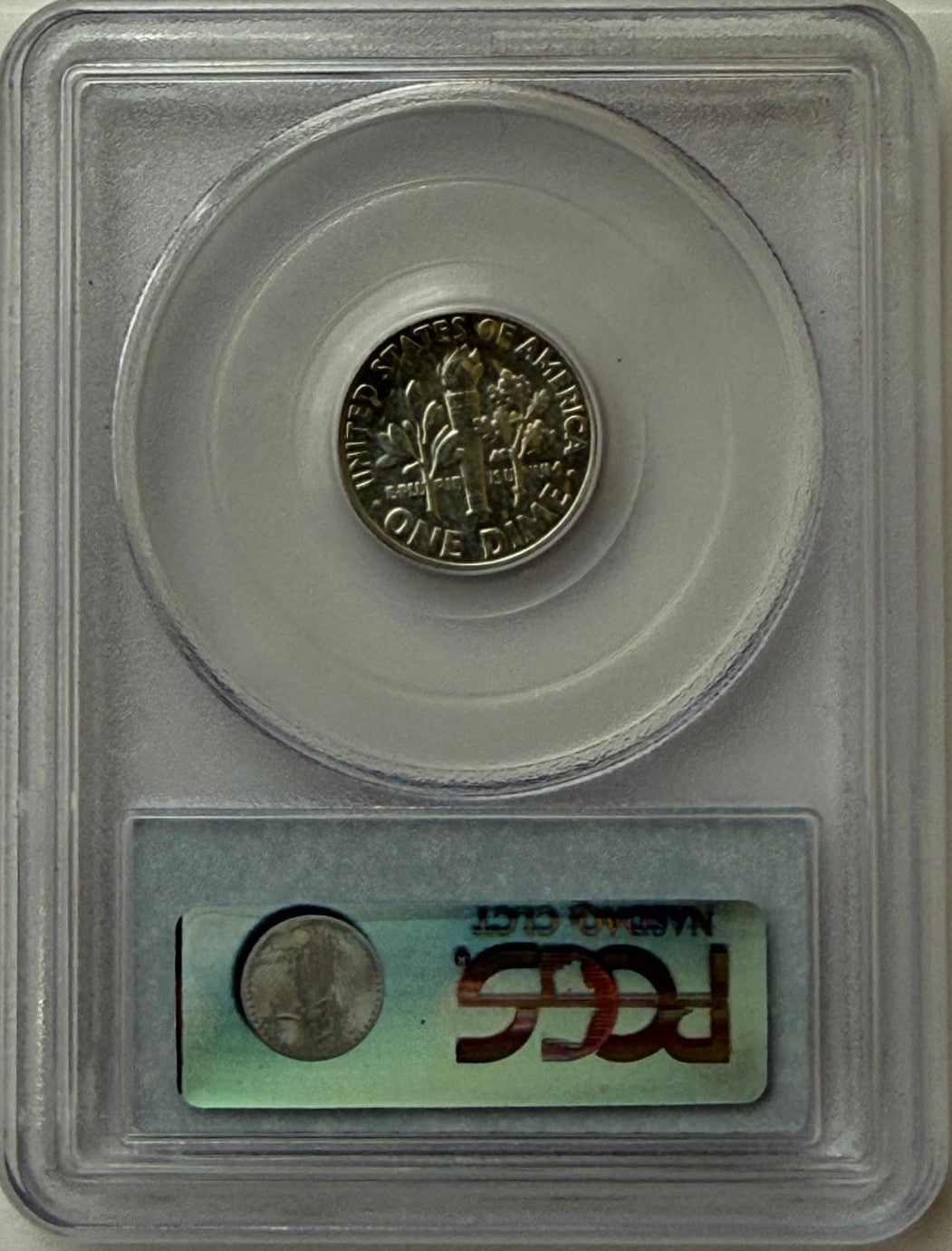 1960 Roosevelt Dime PCGS PR66 – Silver Proof Coin from Philadelphia Mint