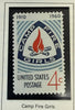 1960 U.S. 4¢ Camp Fire Girls 50th Anniversary Stamp – Youth Organization Commemorative Heritage Pastime