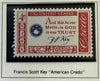 1960 U.S. 4¢ Francis Scott Key Quote Stamp – American Credo Series Patriotic Commemorative Heritage Pastime