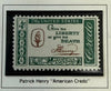 1960 U.S. 4¢ Patrick Henry “Give Me Liberty or Give Me Death” Stamp – American Credo Series Patriotic Collectible Heritage Pastime
