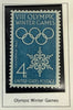 1960 U.S. 4¢ Winter Olympic Games Stamp – Squaw Valley VIII Olympic Winter Games Commemorative Heritage Pastime