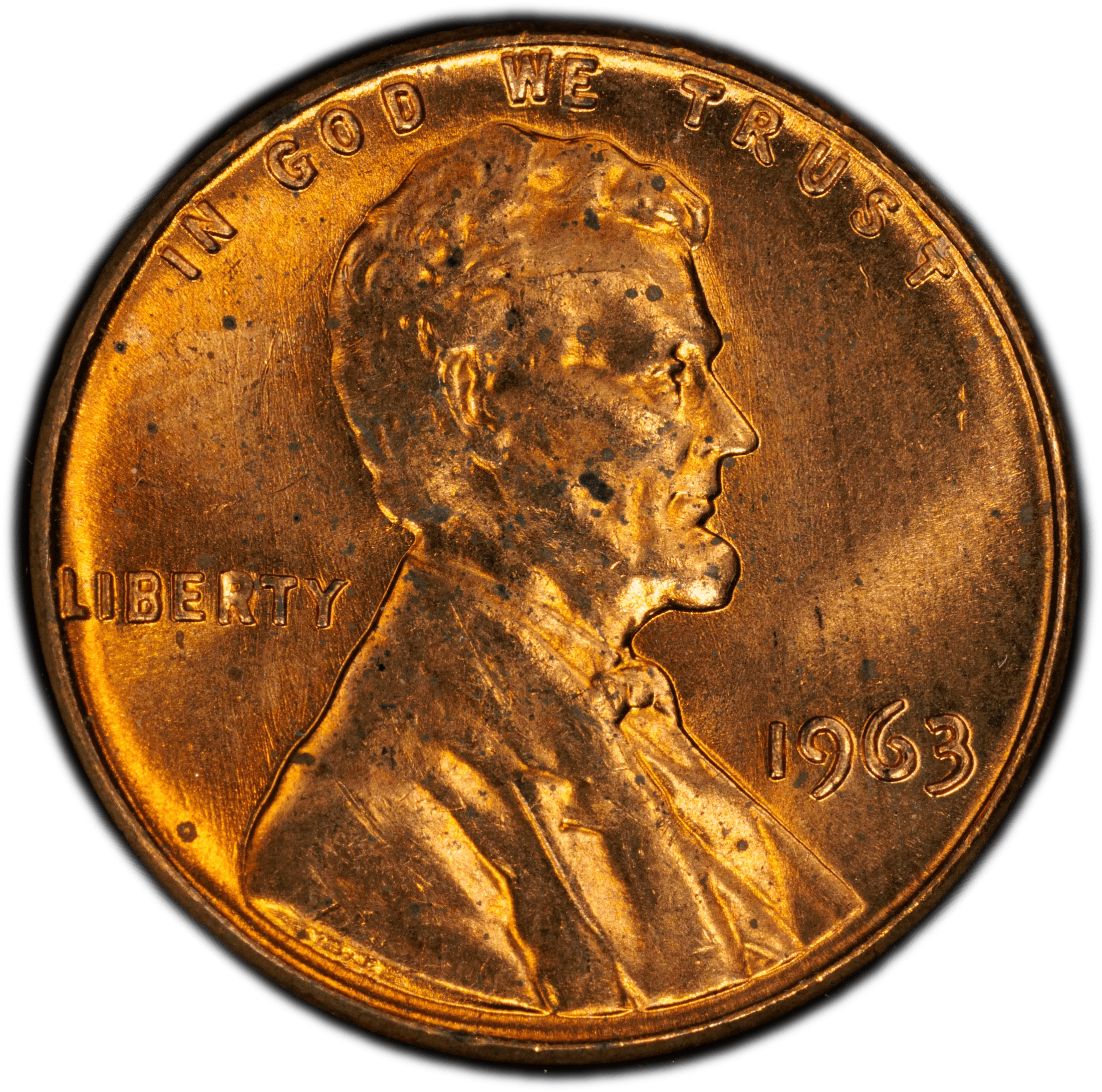 1963 Lincoln Memorial Cent – PCGS MS64RD | Near-Gem Brilliant Red Copper Coin Heritage Pastime