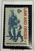 1968 U.S. 6¢ “Law and Order” Stamp – Scott #1343 Justice & Public Safety Commemorative Heritage Pastime