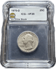 1970-D Washington Quarter obverse ICG VF20 wrong planchet coin