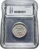 1970-D Washington Quarter reverse on dime stock mint error slab