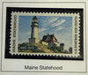 1970 United States 6¢ Maine Statehood Lighthouse Stamp – Scott #1391 | Sesquicentennial Issue Heritage Pastime