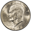 1972-D Eisenhower Dollar $1 – PCGS Genuine UNC Details (Cleaned) | Classic Large Dollar Coin Heritage Pastime