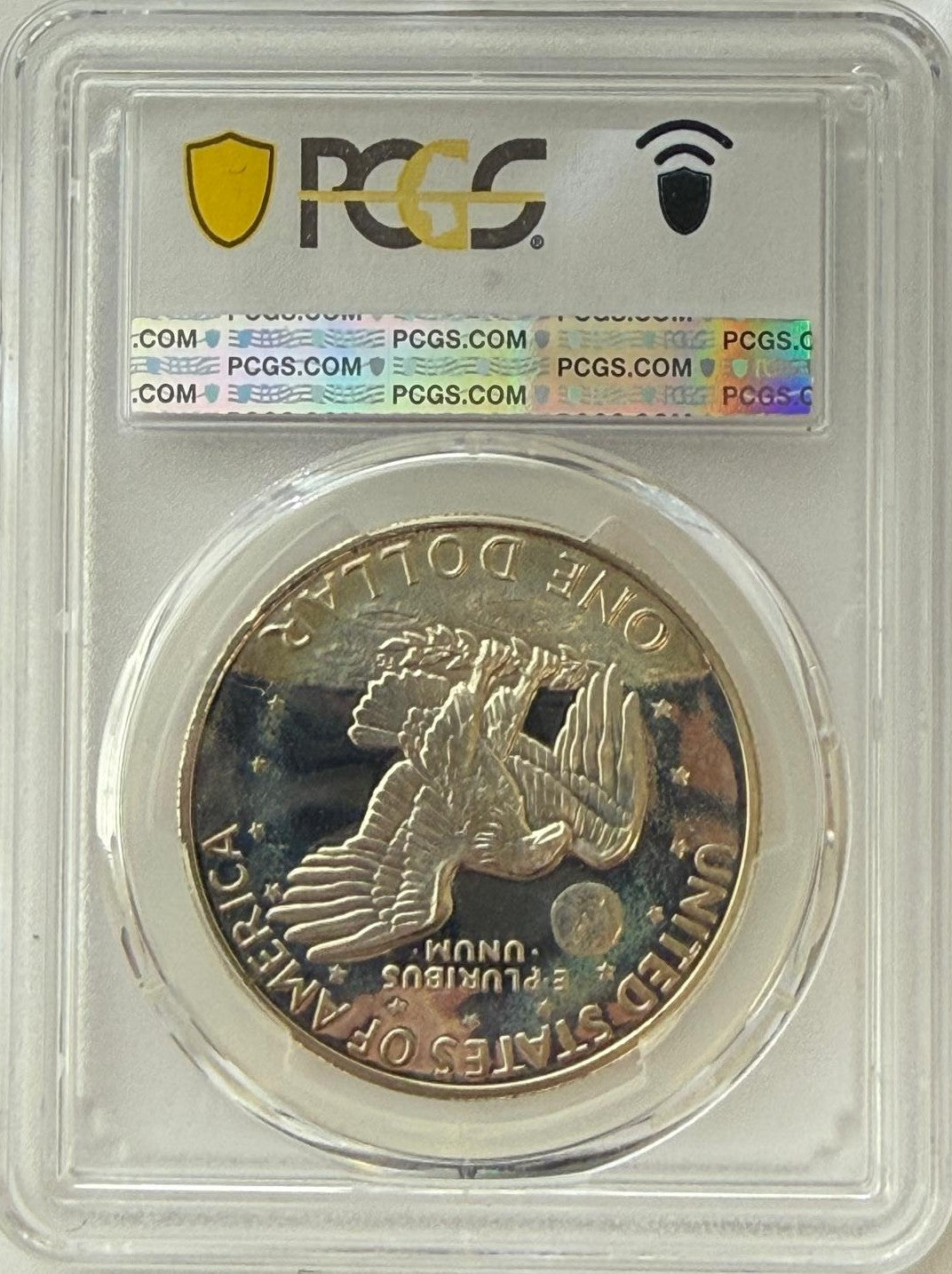 1972-S Eisenhower Silver Dollar Proof – ICG PR70 DCAM | 40% Silver | Austin Hutto Signature