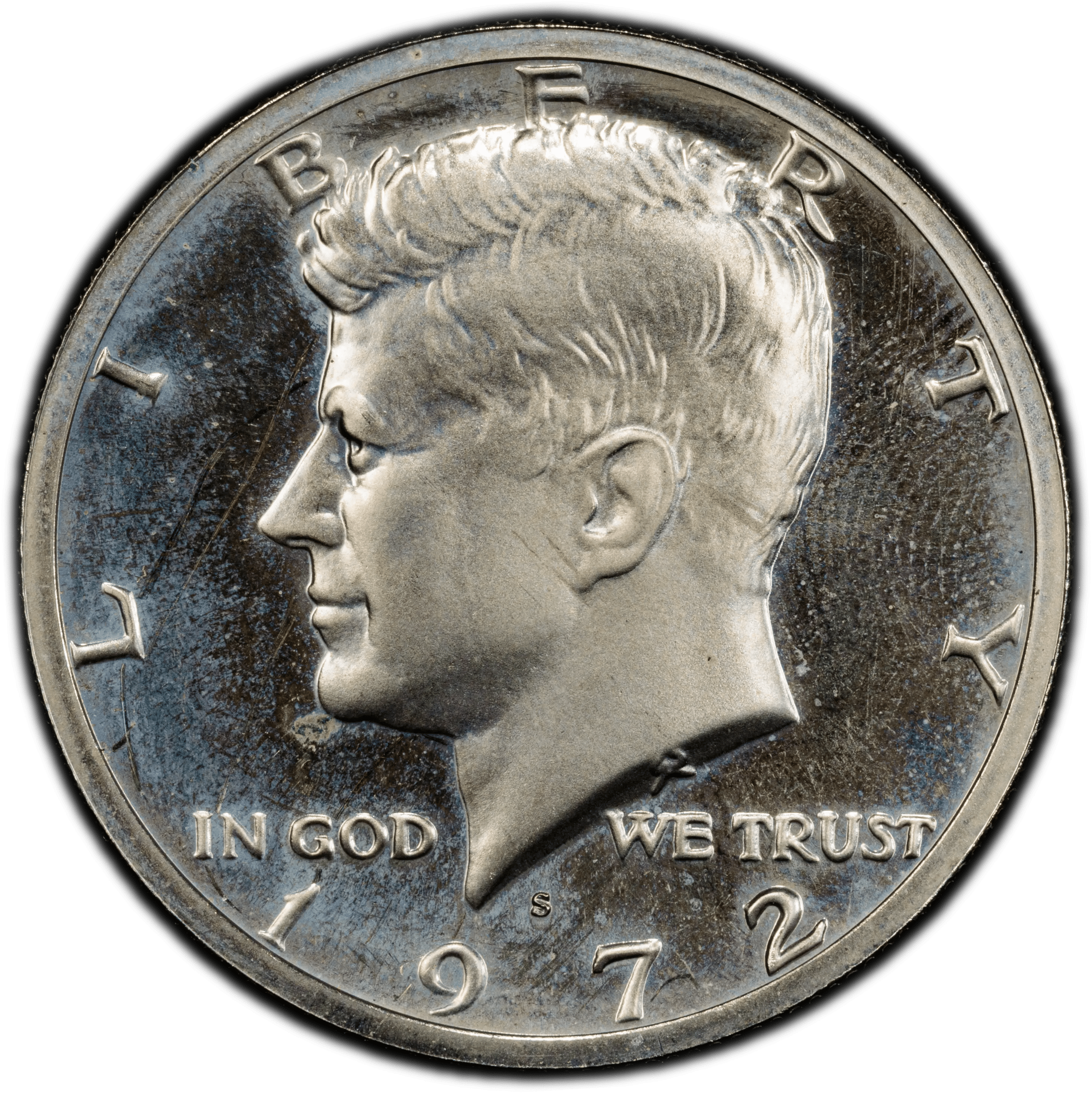 1972-S Kennedy Half Dollar – PCGS PR66 Cameo (CAM) | Proof Clad Half Dollar | High-Grade Certified U.S. Coin Heritage Pastime