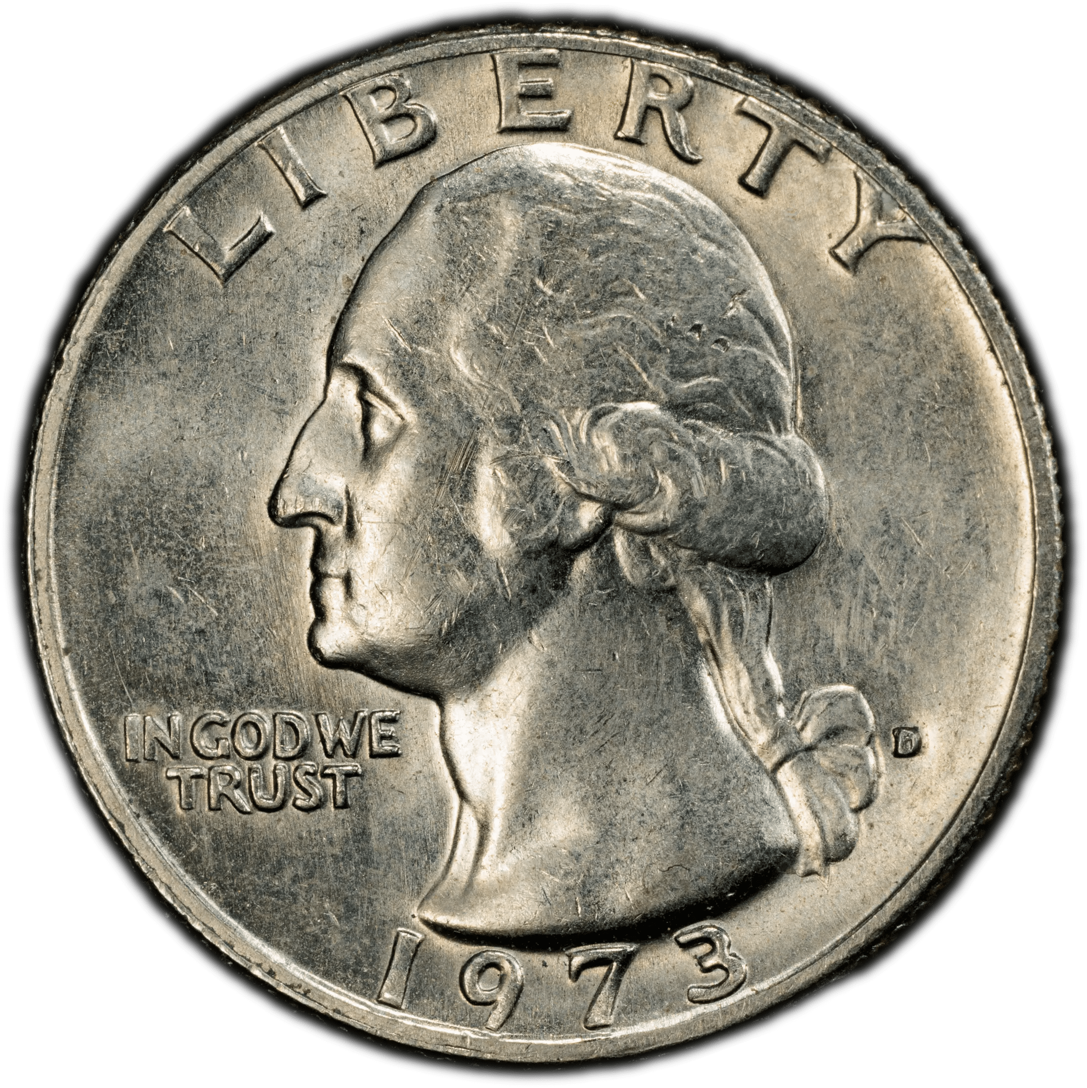 1973-D Washington Quarter – PCGS AU58 | Near Mint State Denver Issue Heritage Pastime