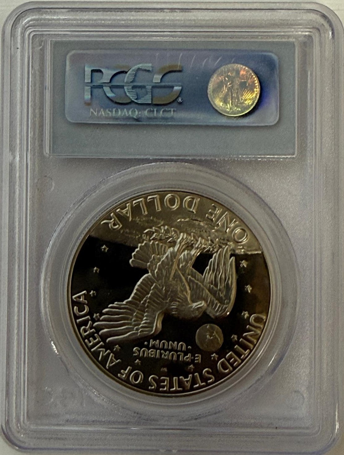 1974-S Eisenhower Dollar – PCGS PR69DCAM Clad | Deep Cameo Proof | Near Perfect