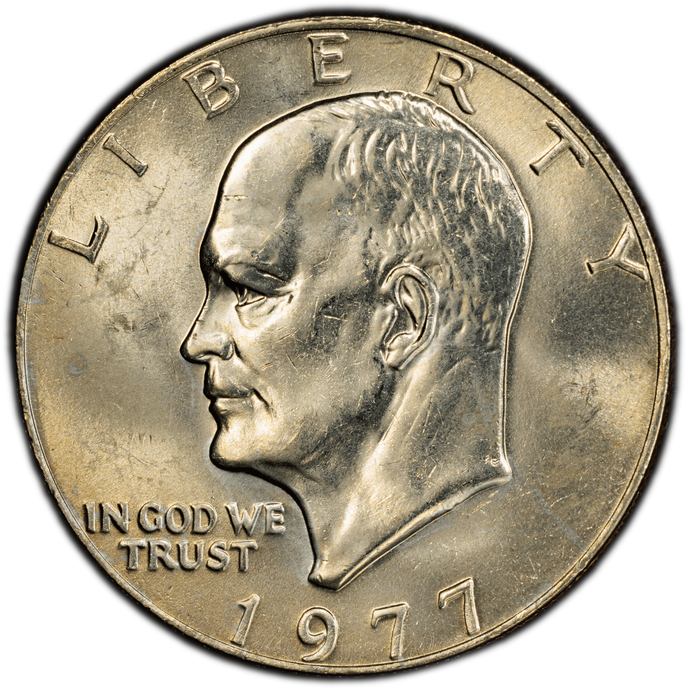 1977 Eisenhower Dollar $1 – PCGS MS64 | High-Grade U.S. Collector Coin Heritage Pastime