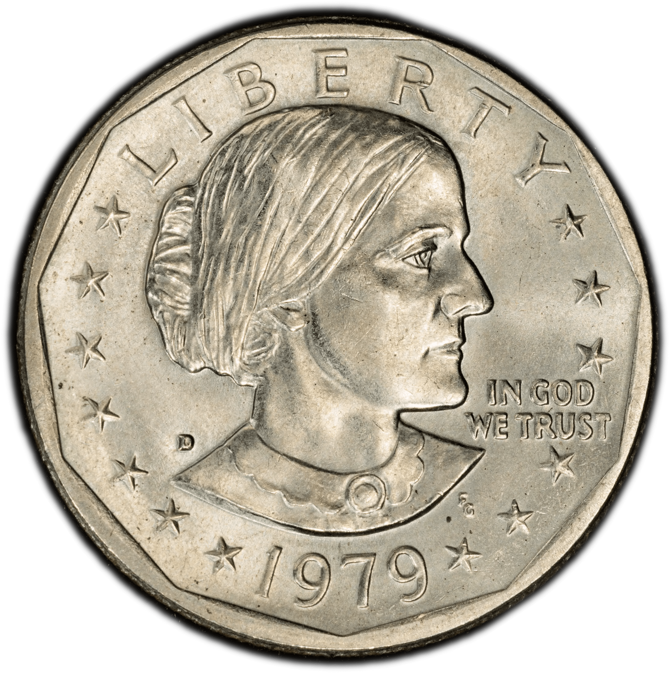 1979-D Susan B. Anthony Dollar – PCGS MS63 | First-Year Denver Issue Heritage Pastime