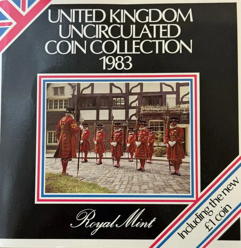 1983 United Kingdom Uncirculated Coin Collection – Royal Mint Original Set Heritage Pastime